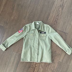 Olive army style jacket